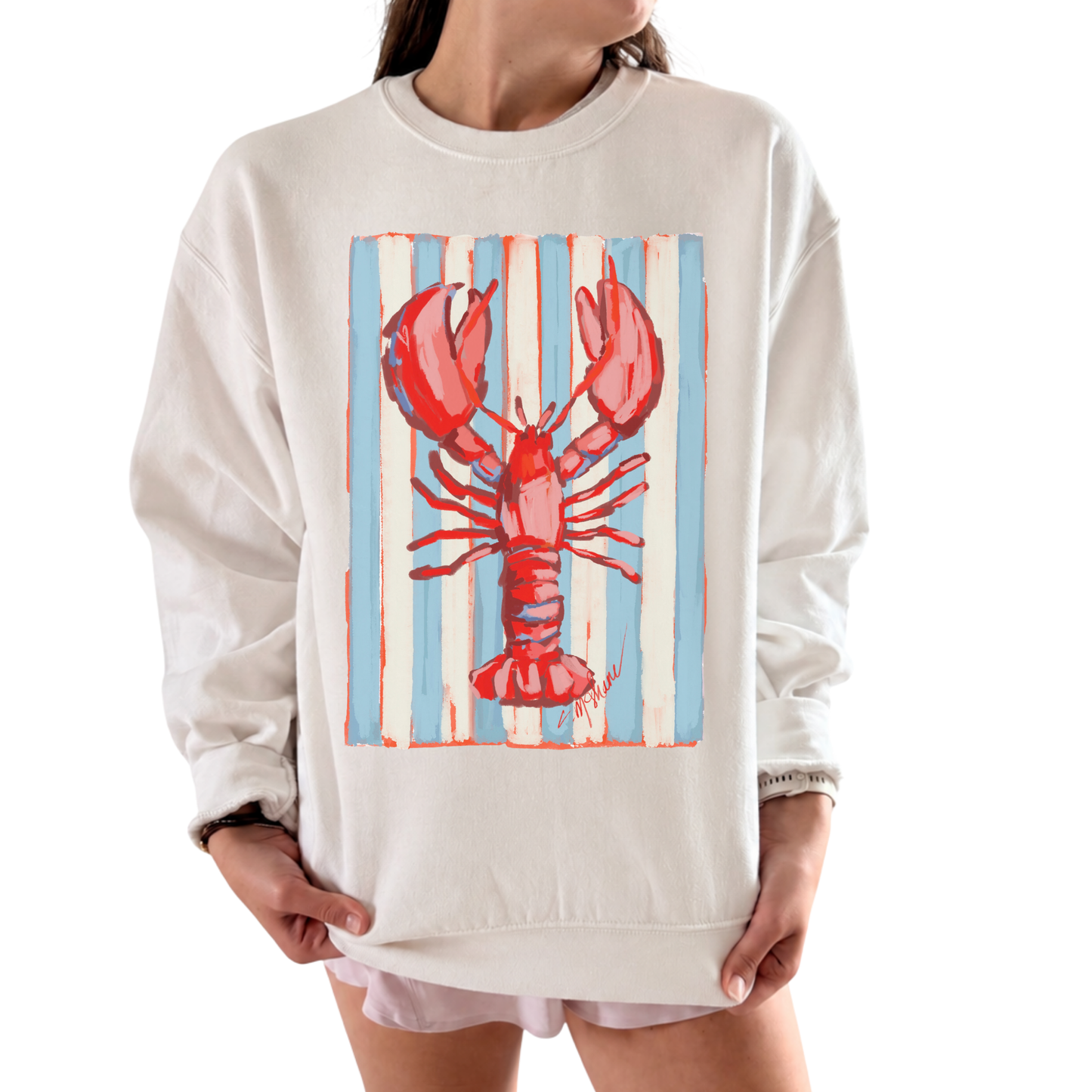 "Lobster Rollin'" Art Sweatshirt