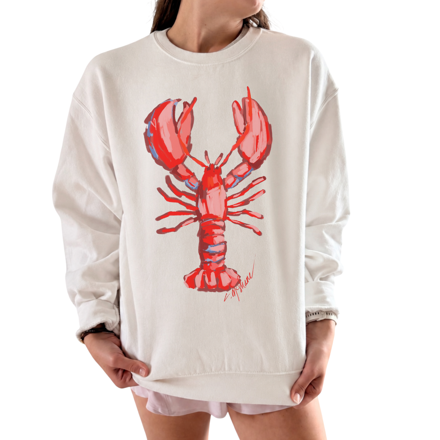 "Lobster Love" Art Sweatshirt