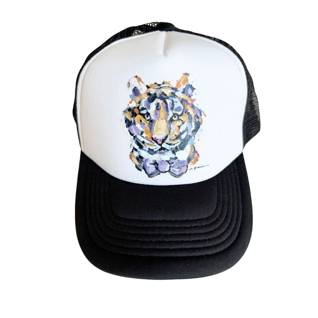 "Tiger Purple & Yellow" Hattie