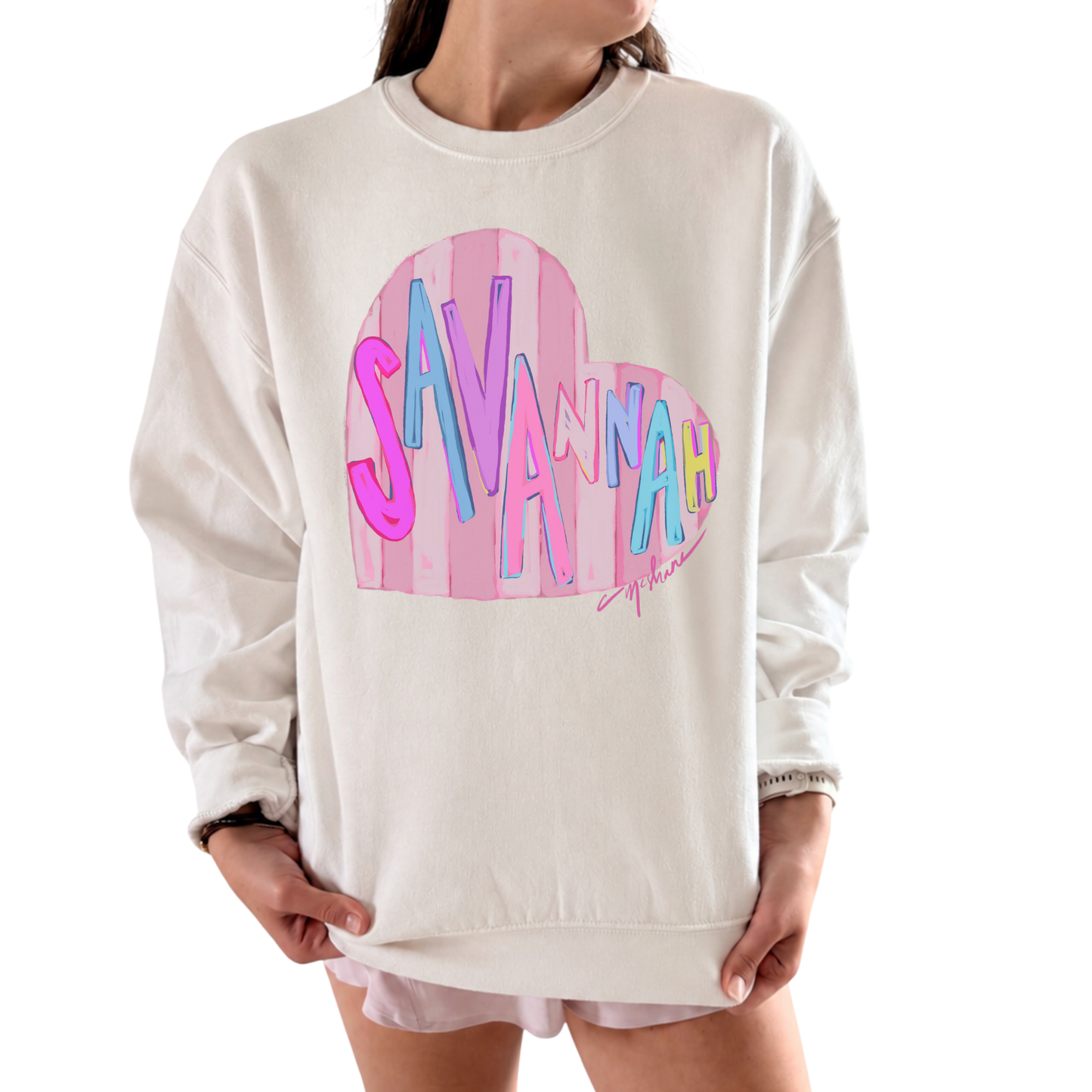 "Savannah Love" Art Sweatshirt