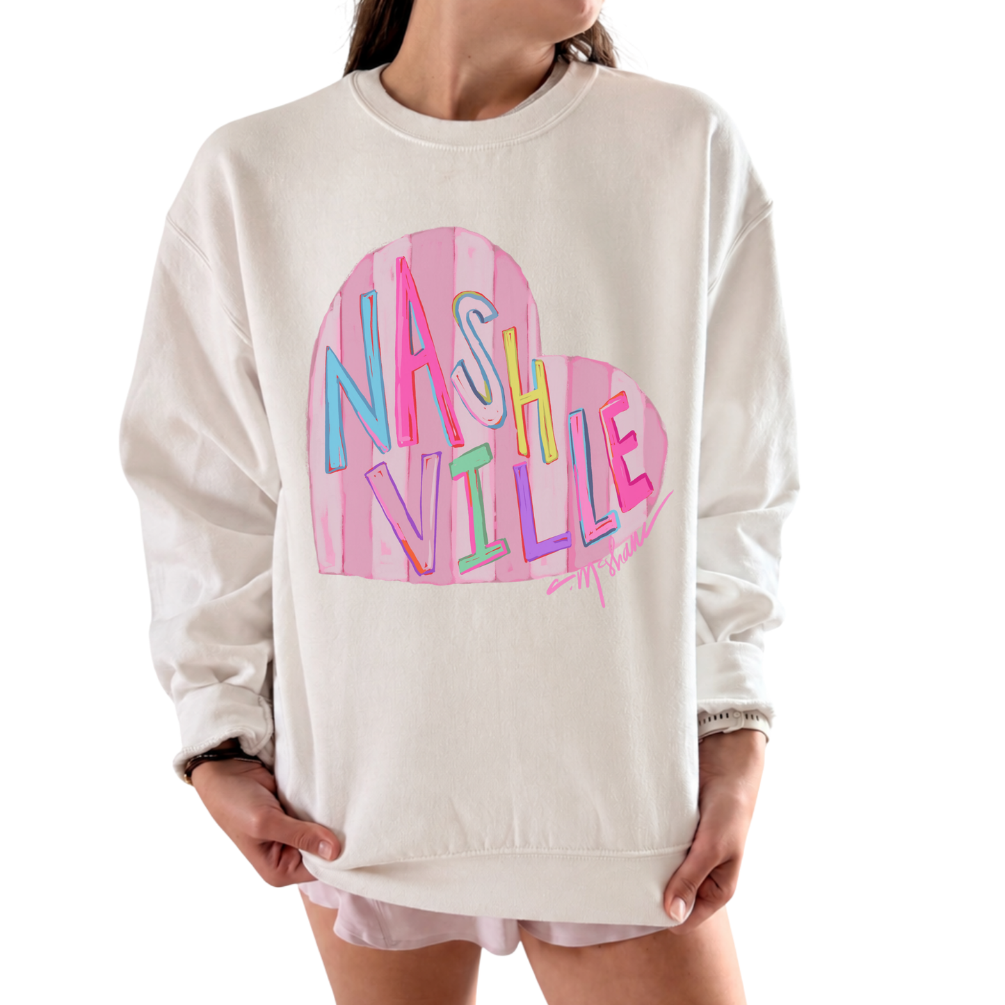 "Nashville Love" Art Sweatshirt