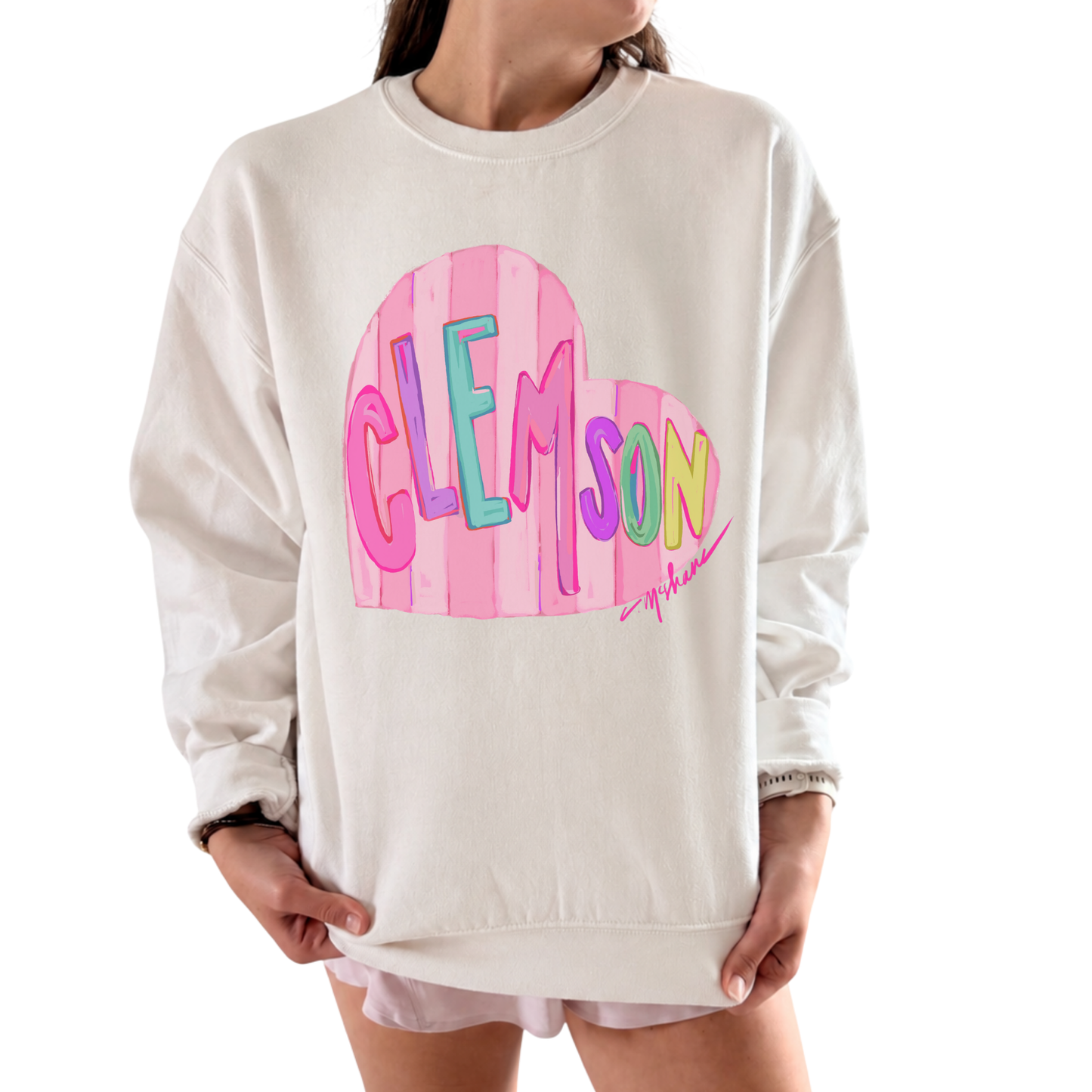 "Clemson Love" Art Sweatshirt