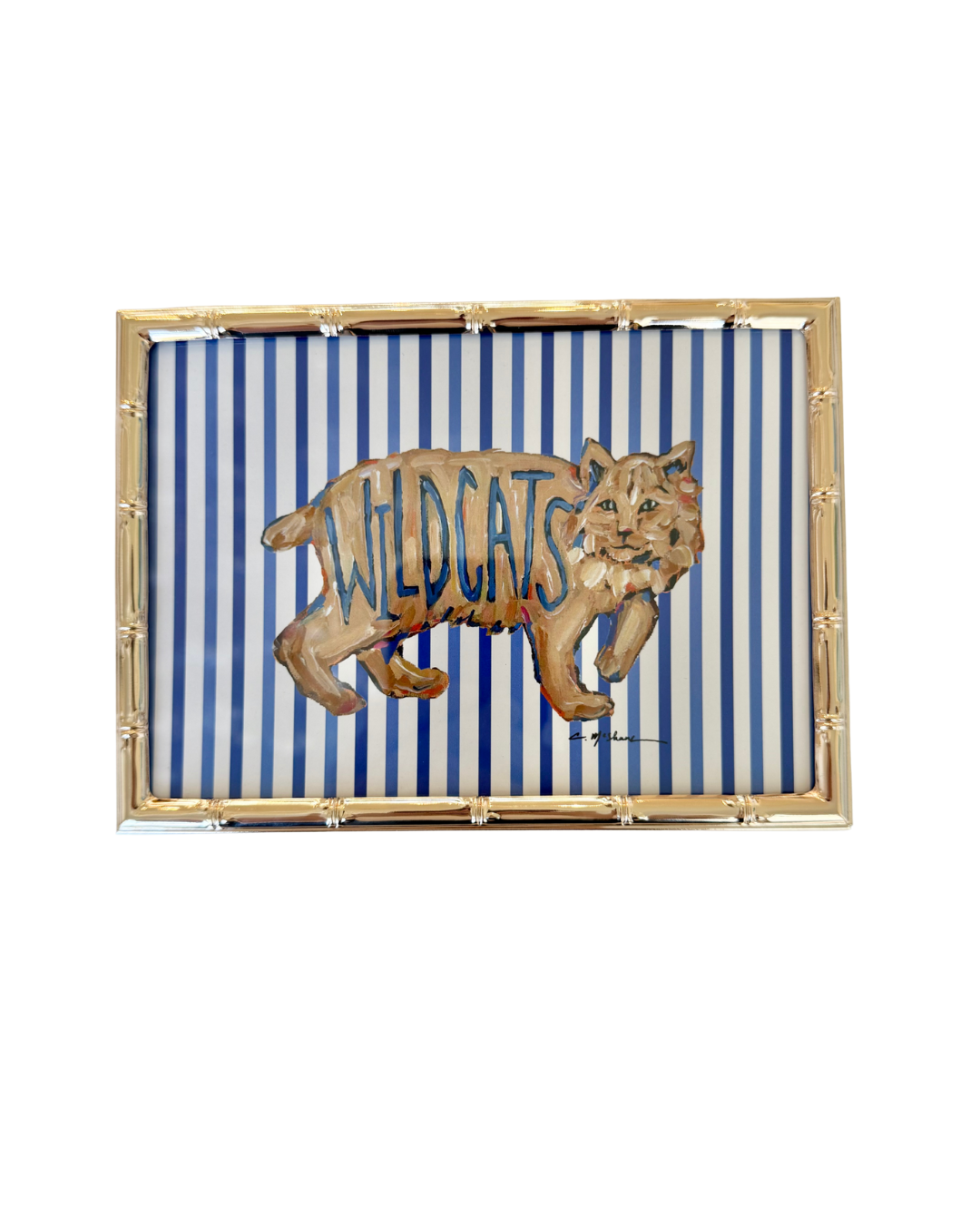 "Wildcat" framable card