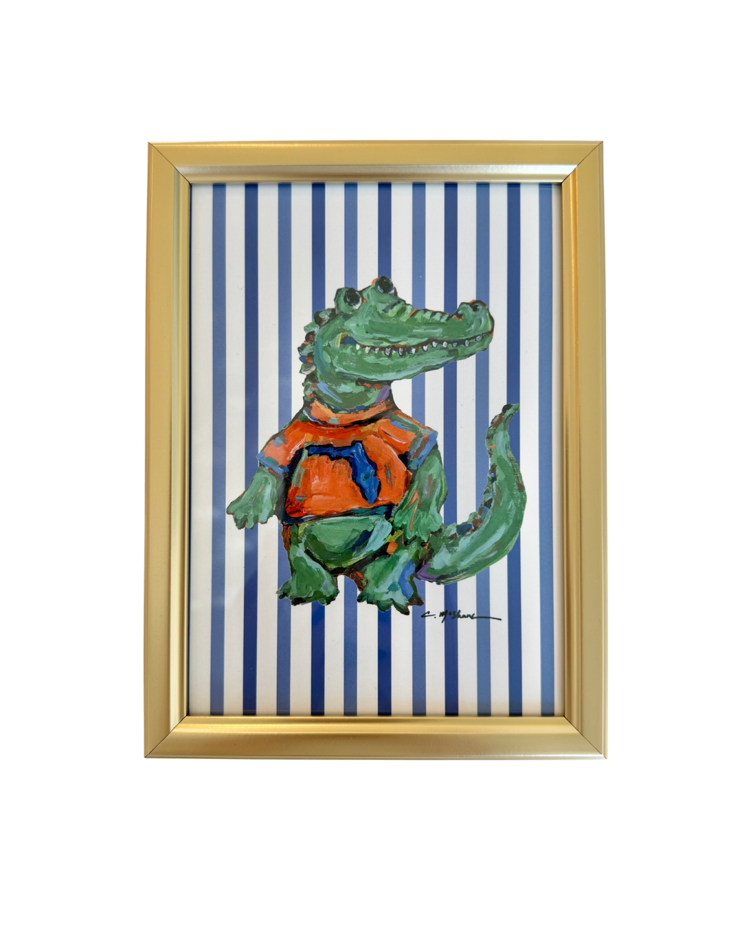 "Gator" framable card