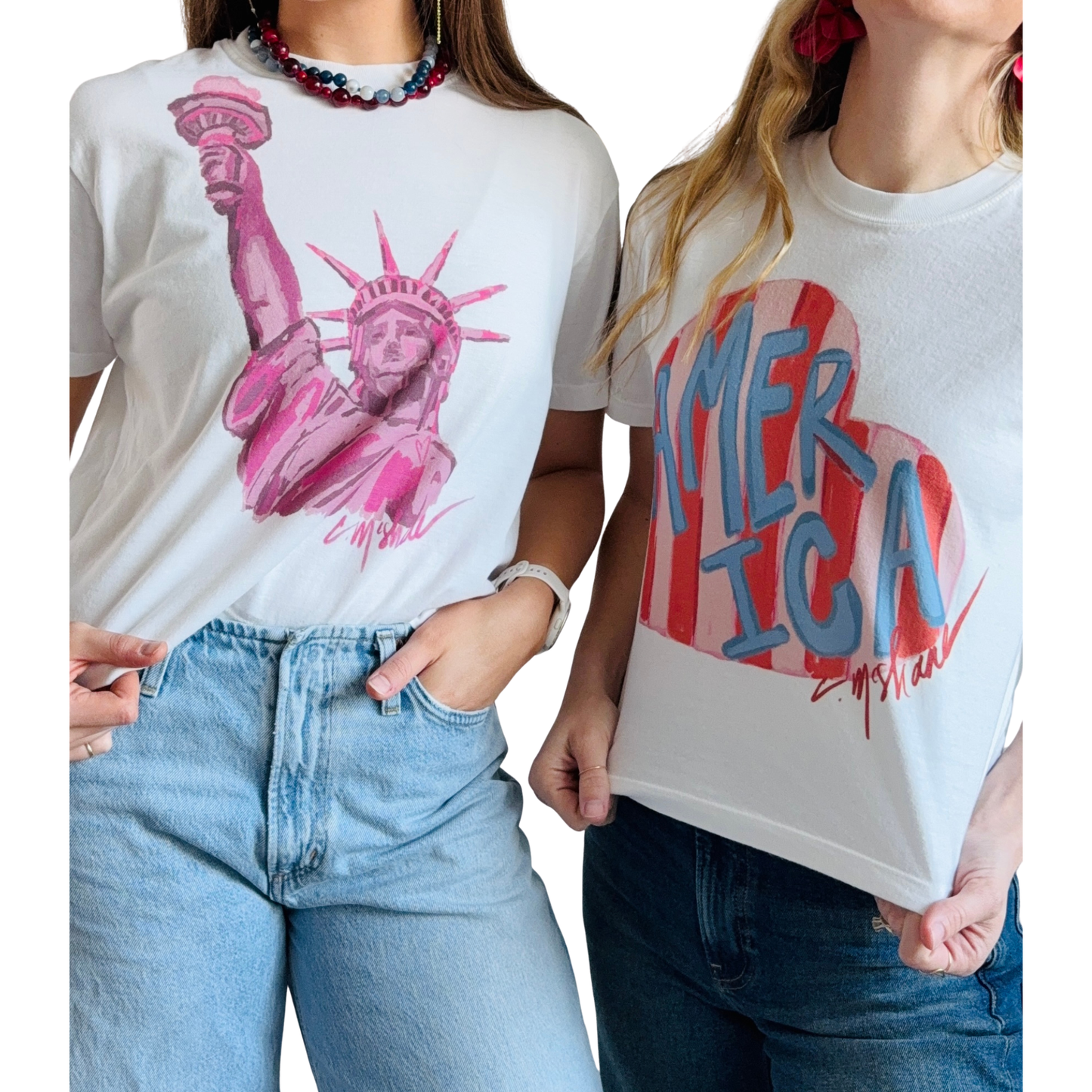 "Liberty Love" Comfort Color Art-T-shirt