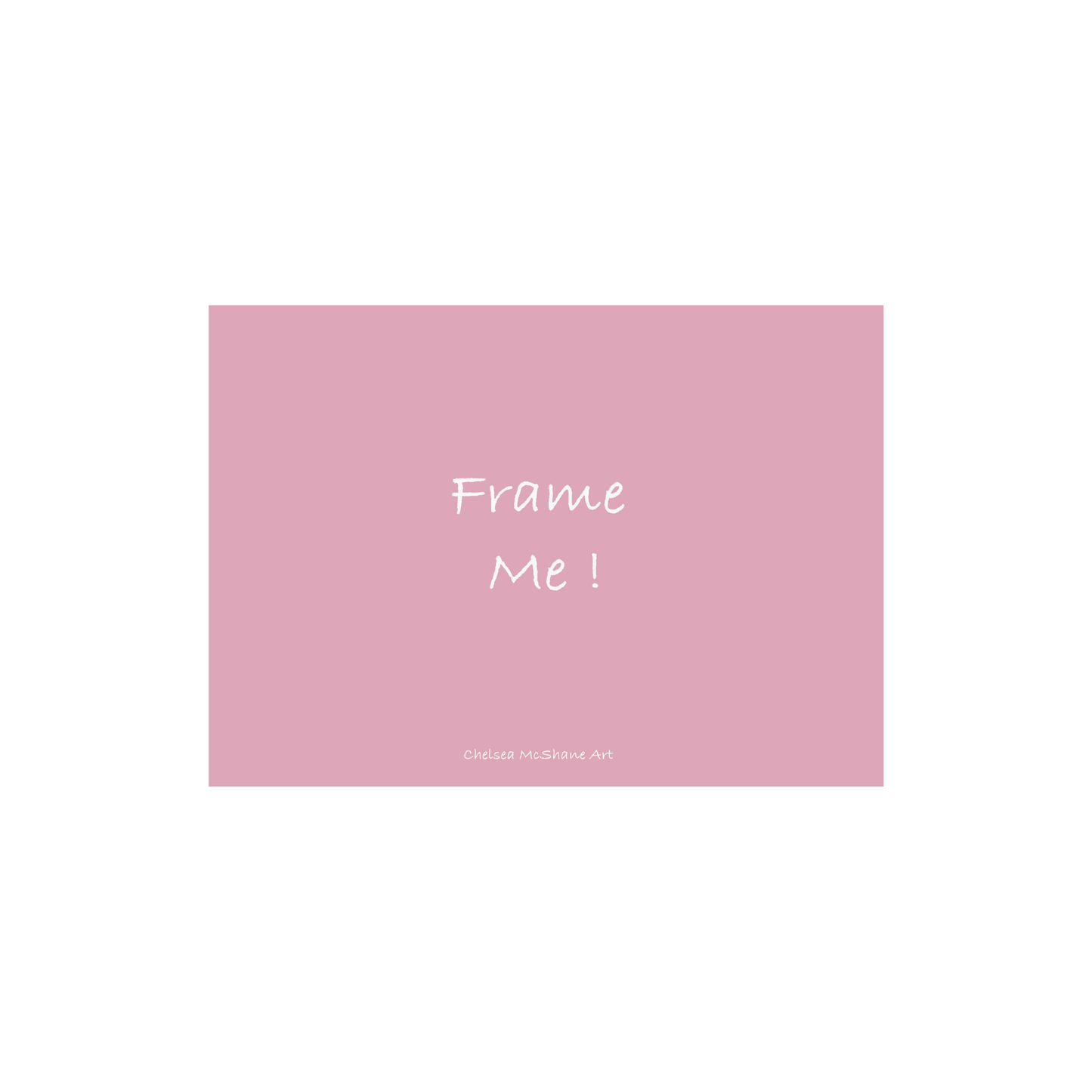 "Hip Hap Hop" framable card