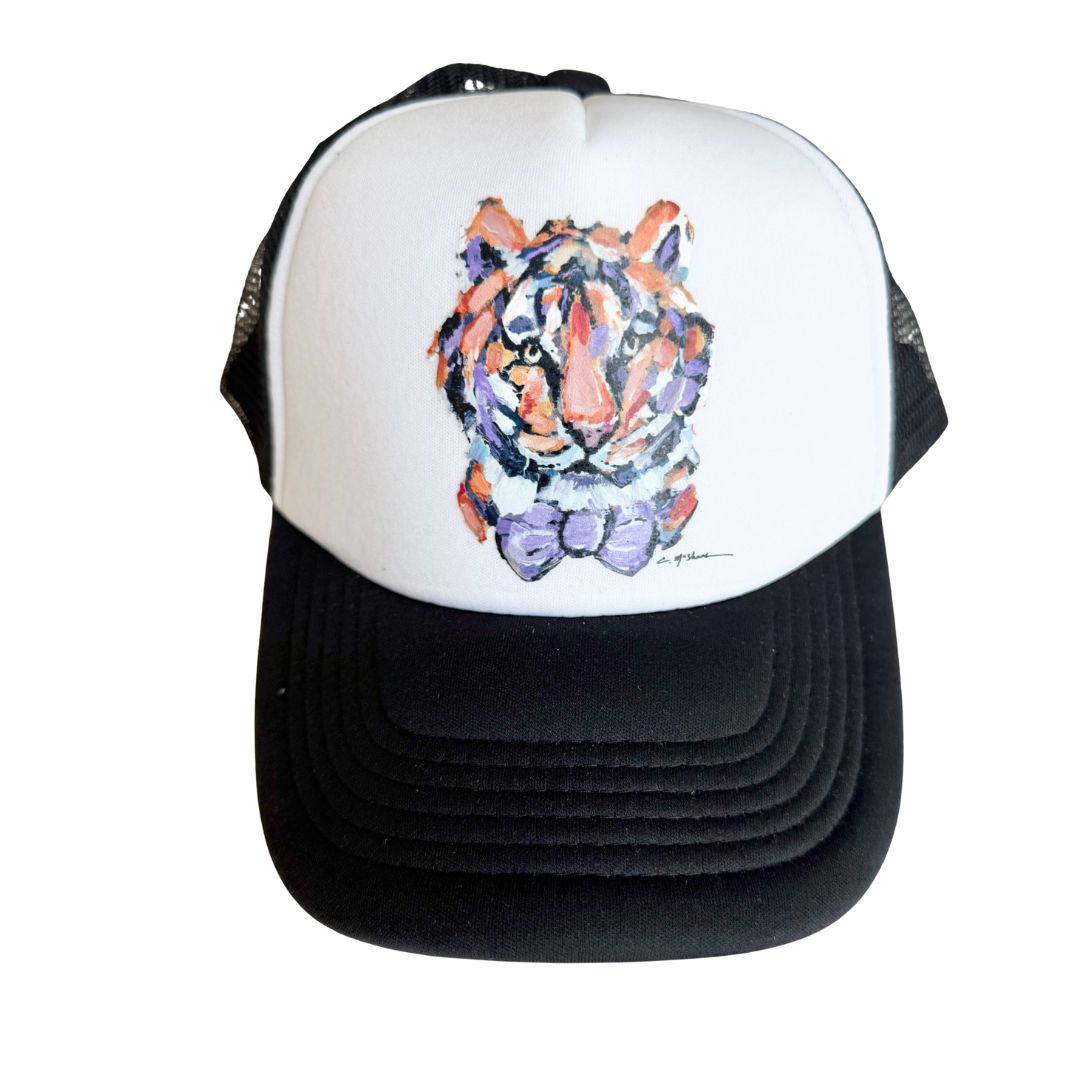 "Tiger Purple & Orange" Hattie