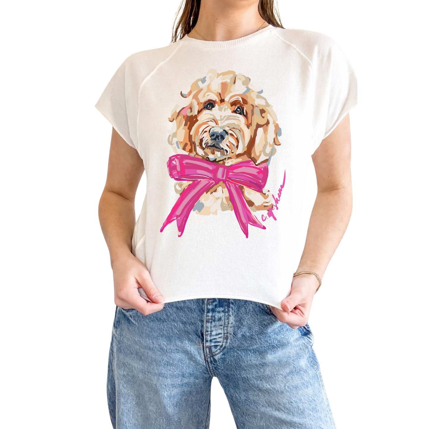 "Doodle Love" Edgy-Short Sleeve Shirt