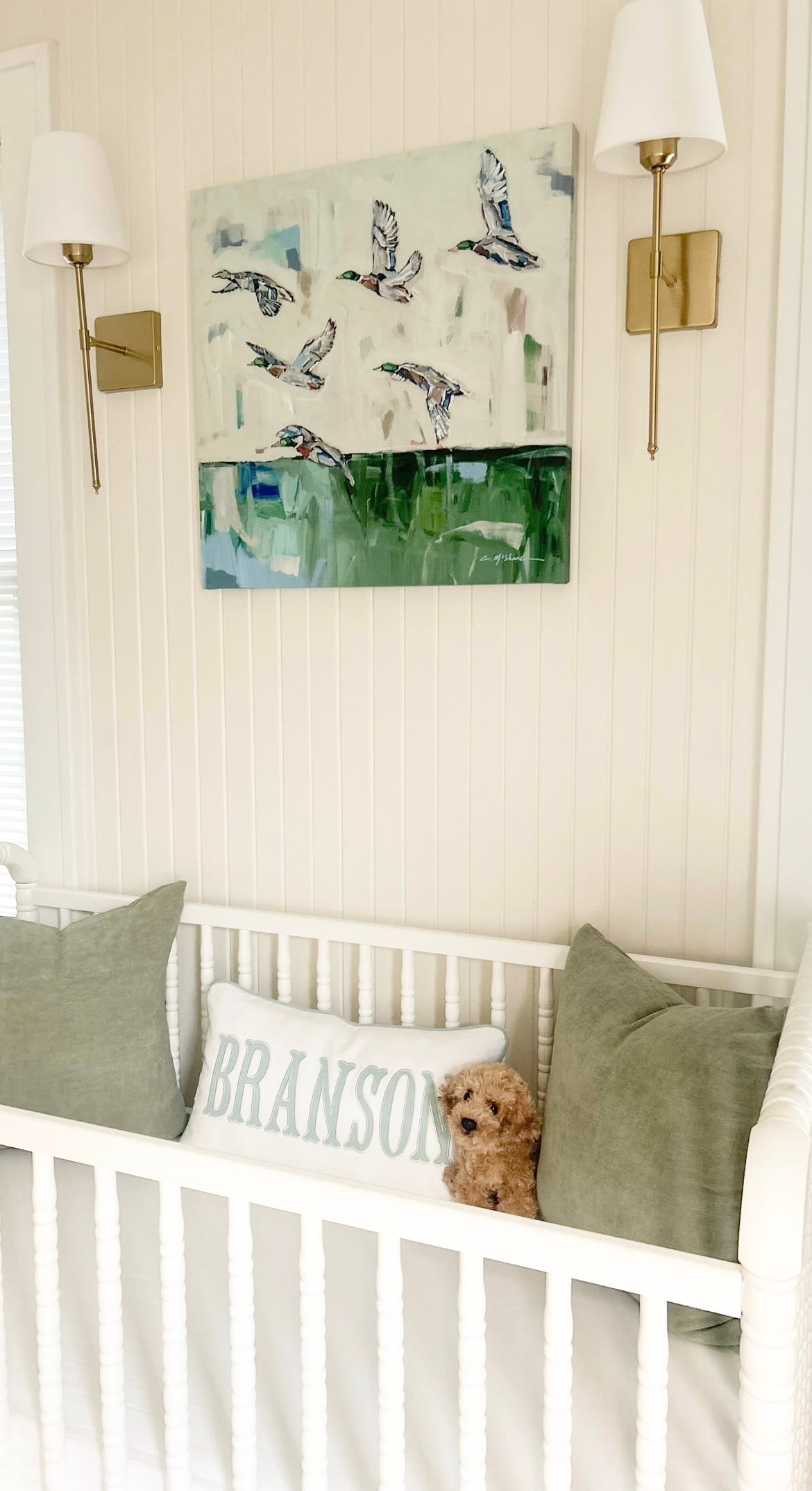 "Mallards Calling" on canvas