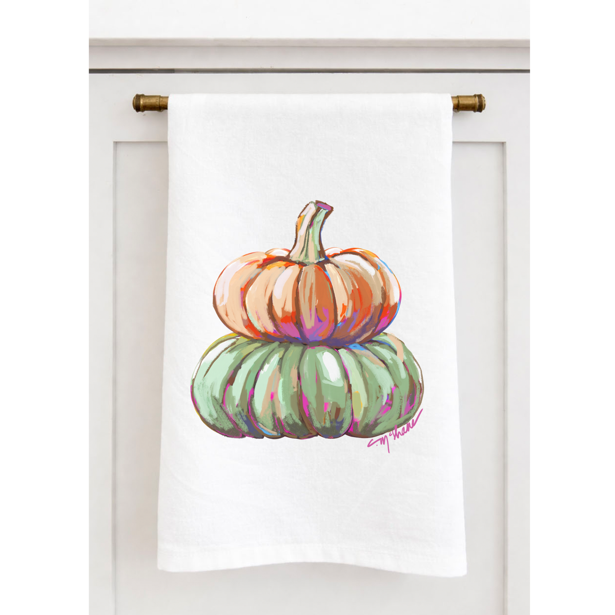 Pumpkin Tea Towel