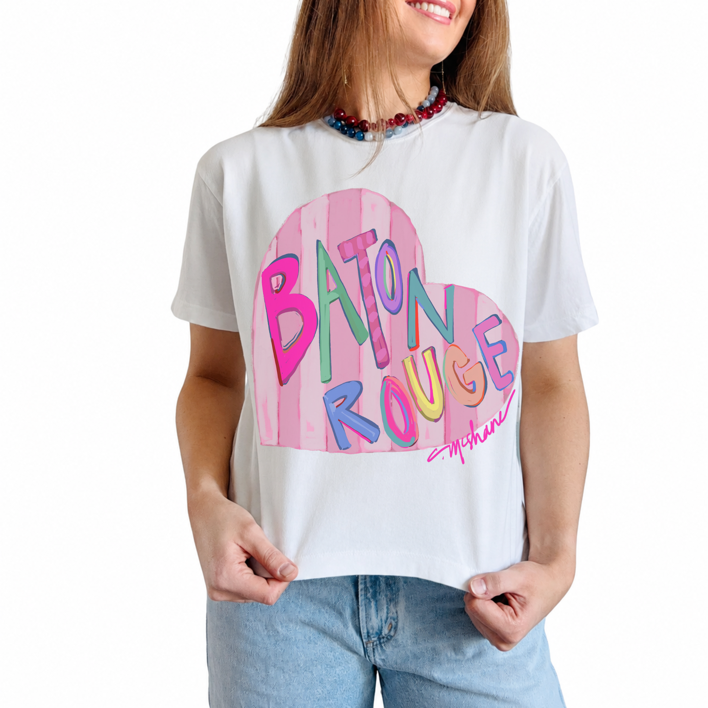 "Baton Rouge Love" Comfort Color Art-T-shirt