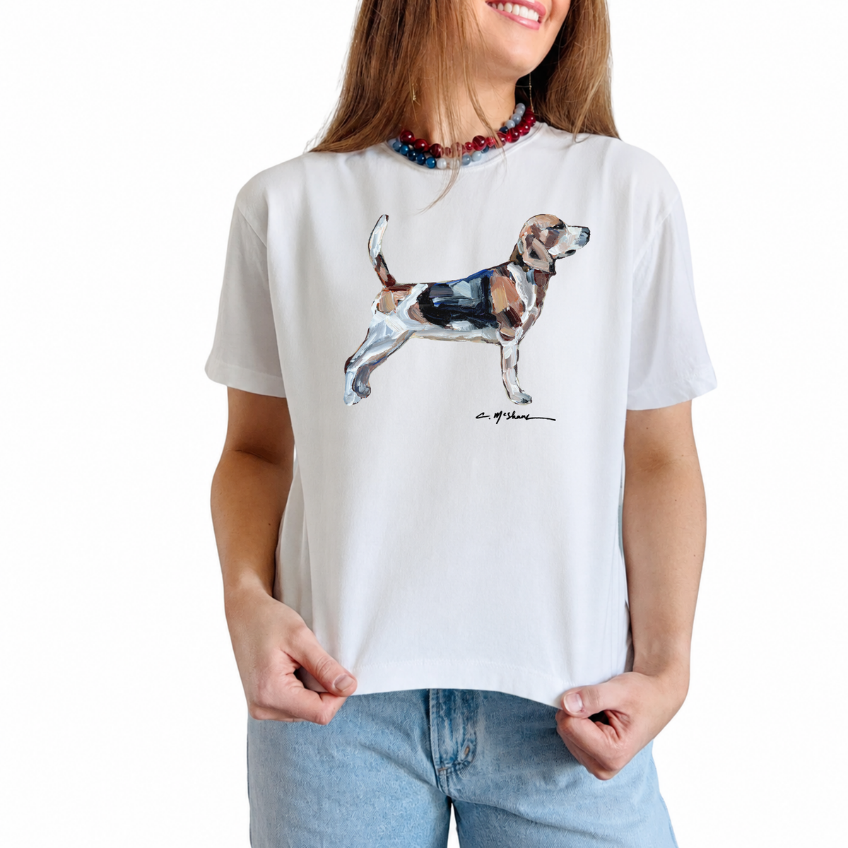 "Beagle" Dog Comfort Color Art-T-shirt