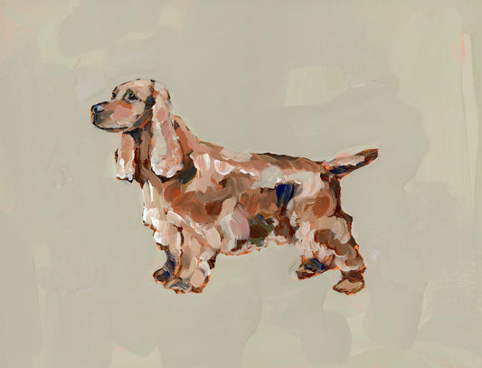 "English Cocker Spaniel" on paper