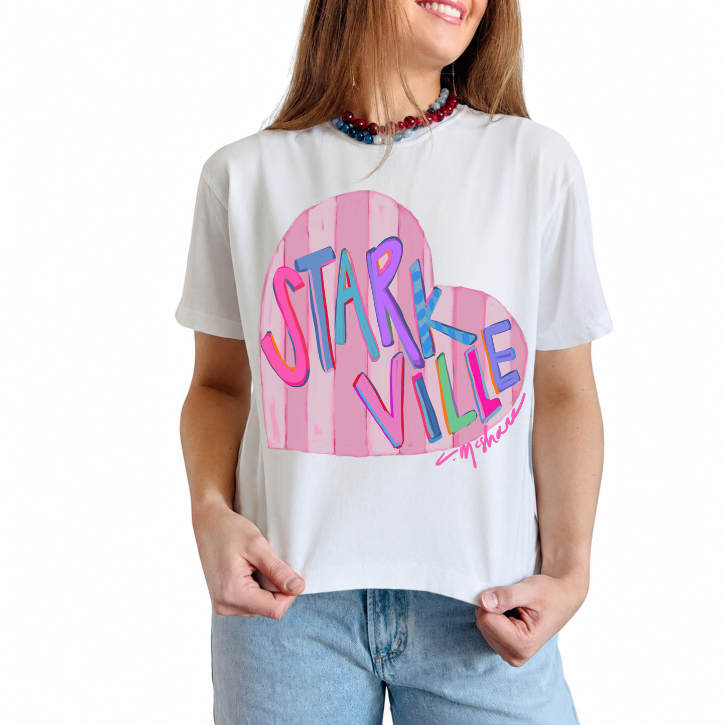 "Starkville Love" Comfort Color Art-T-shirt