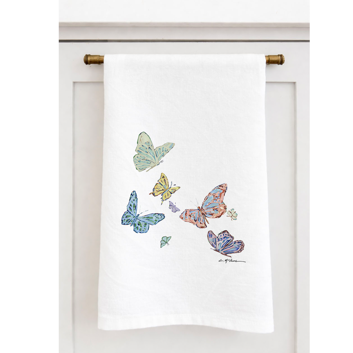 "Butterfly Love" Tea Towel