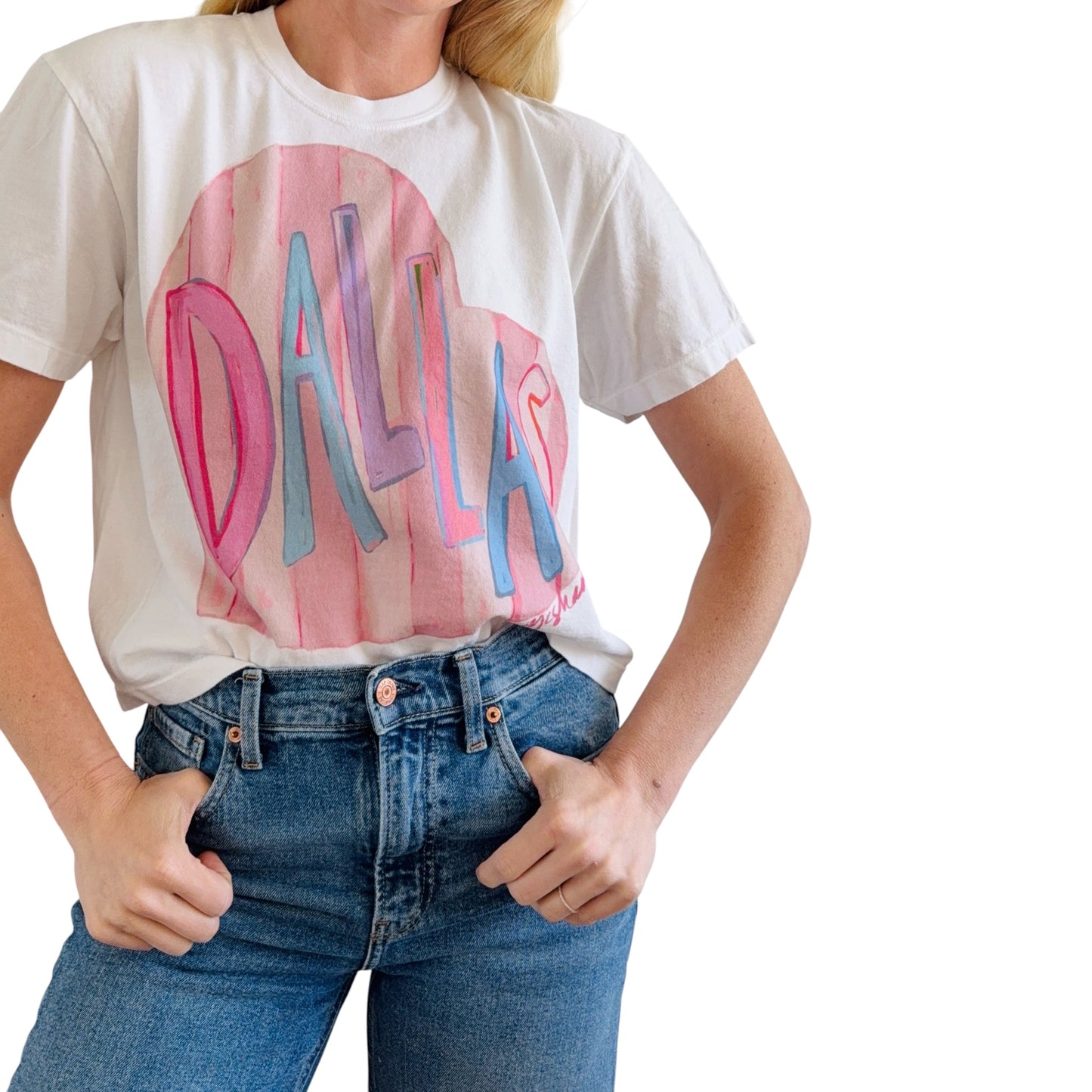 "Dallas Love" Comfort Color Art-T-shirt