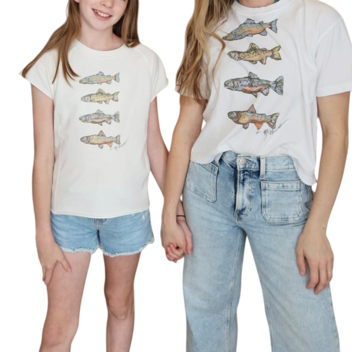 "Trout Love" Youth Art-T-shirt