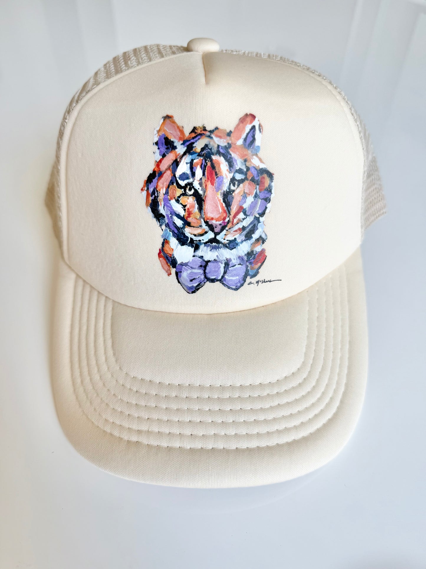 "Tiger Purple & Orange" Hattie