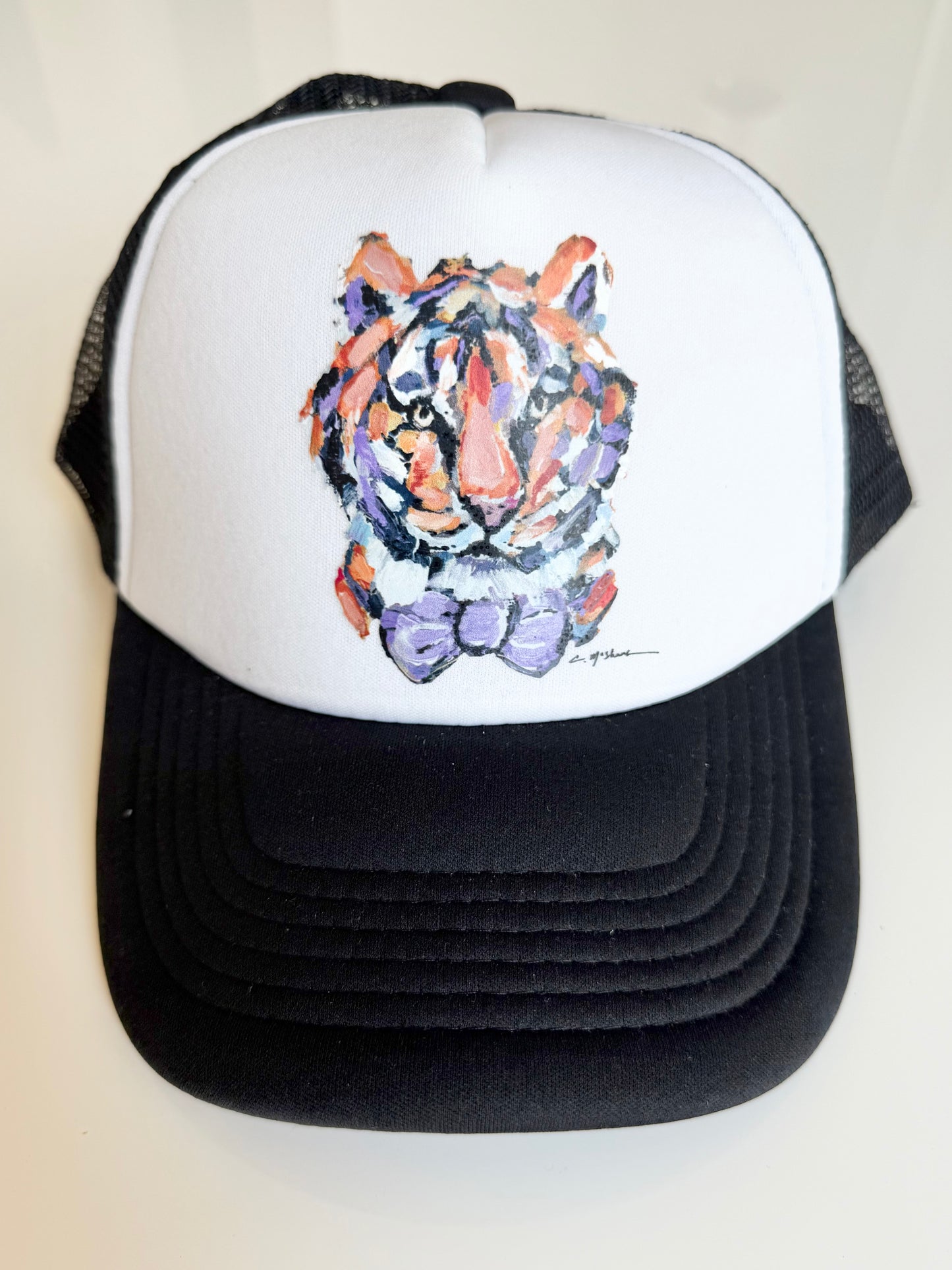 "Tiger Purple & Orange" Hattie