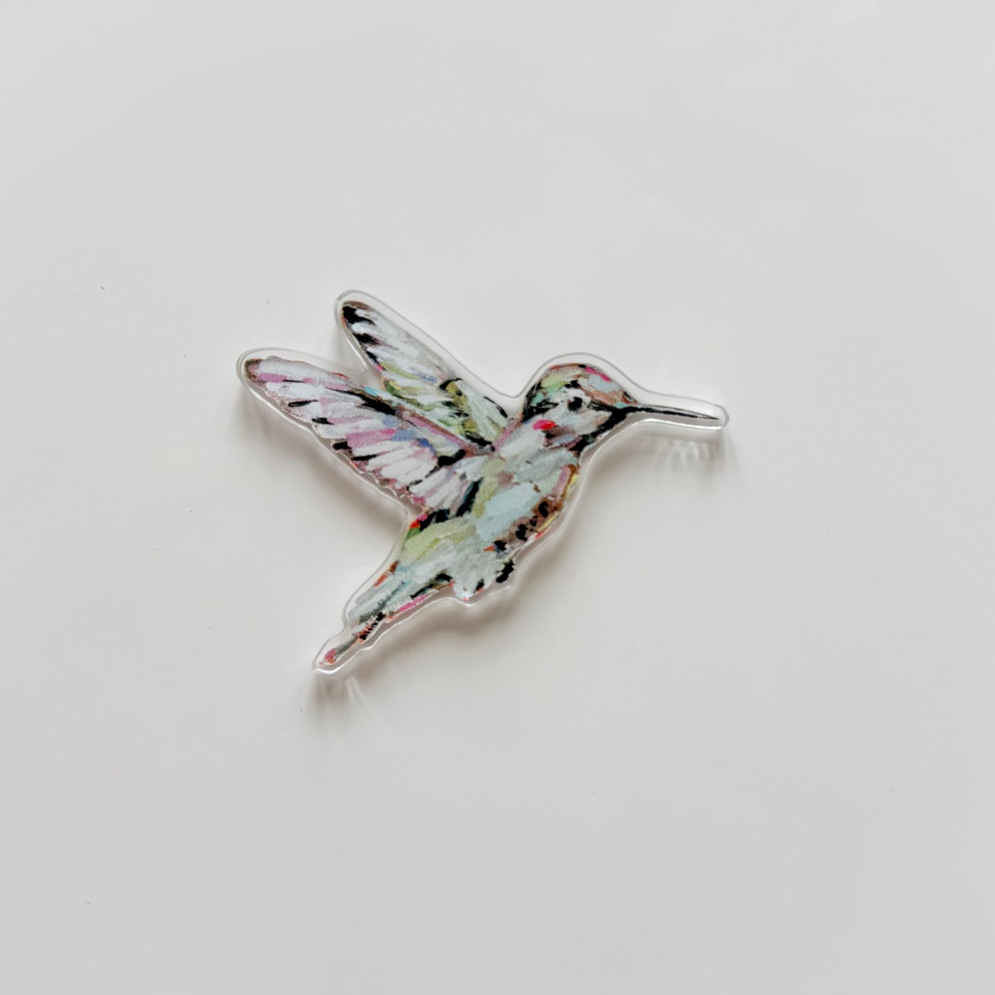 Hummingbird Acrylic Magnet | Interchangeable Tabletop & Refrigerator Magnet