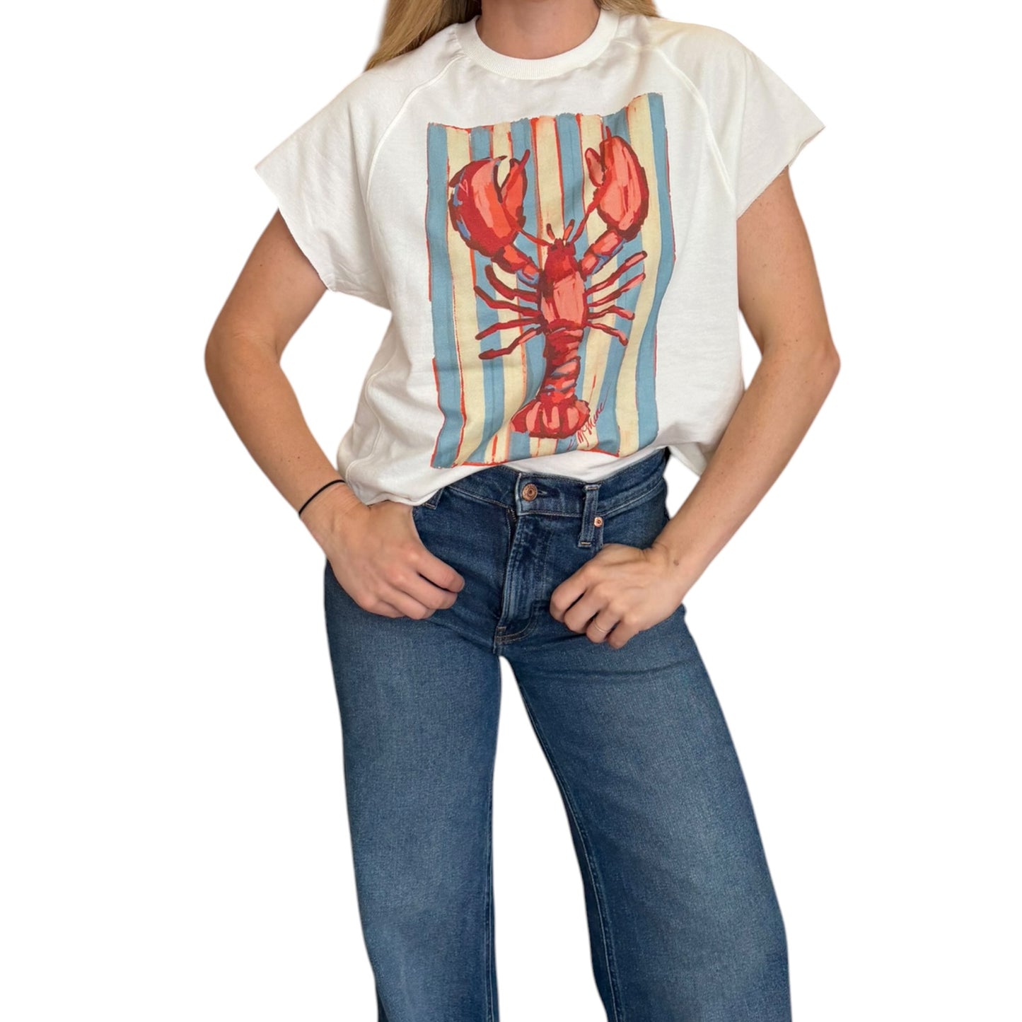 "Lobster Rollin'" Edgy-Short Sleeve Shirt