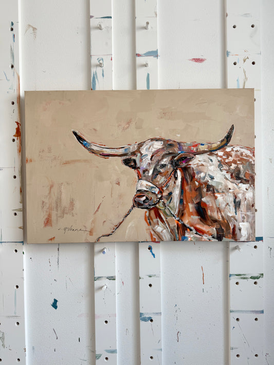 Original Longhorn on canvas (Never Released)