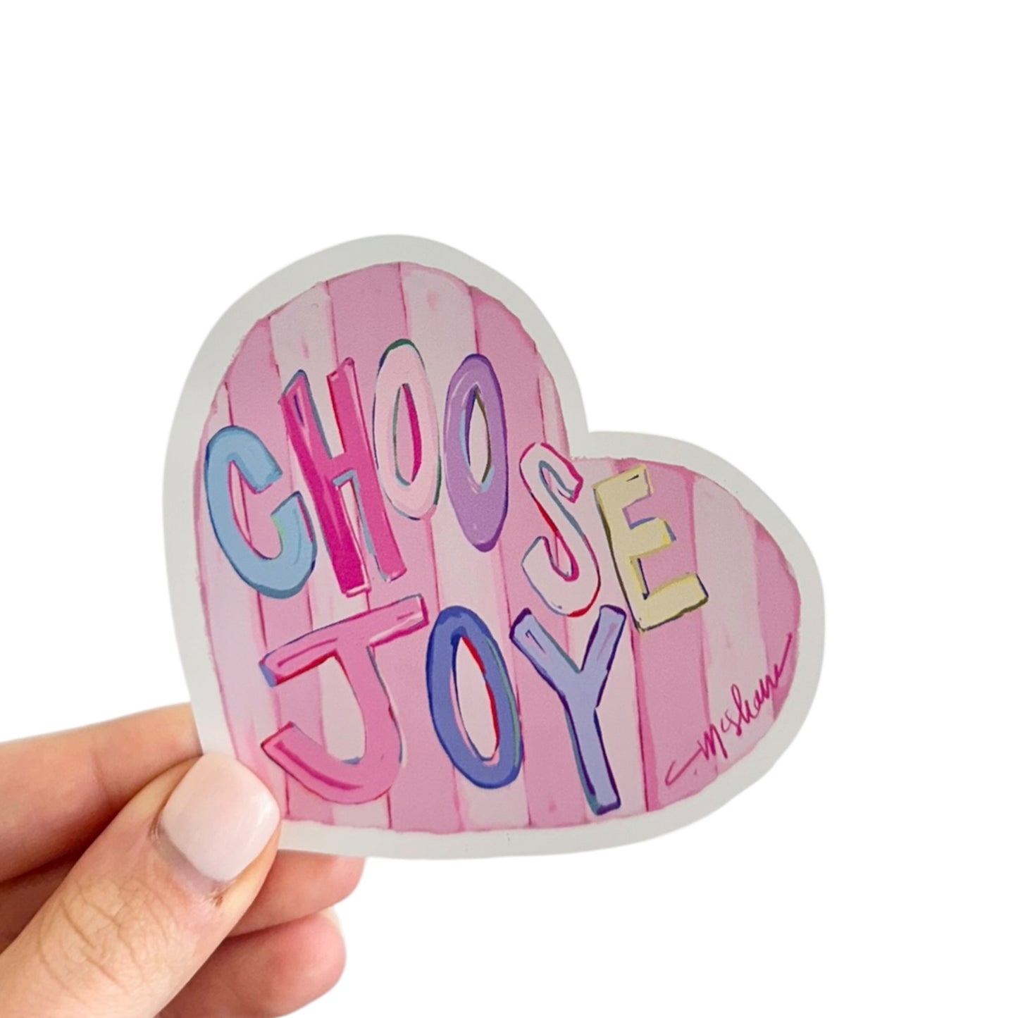 "Choose Joy" sticker