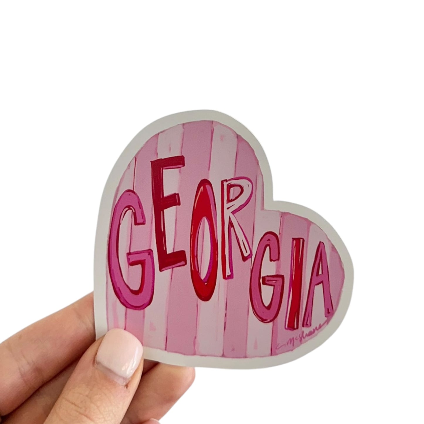 "Georgia Love" sticker