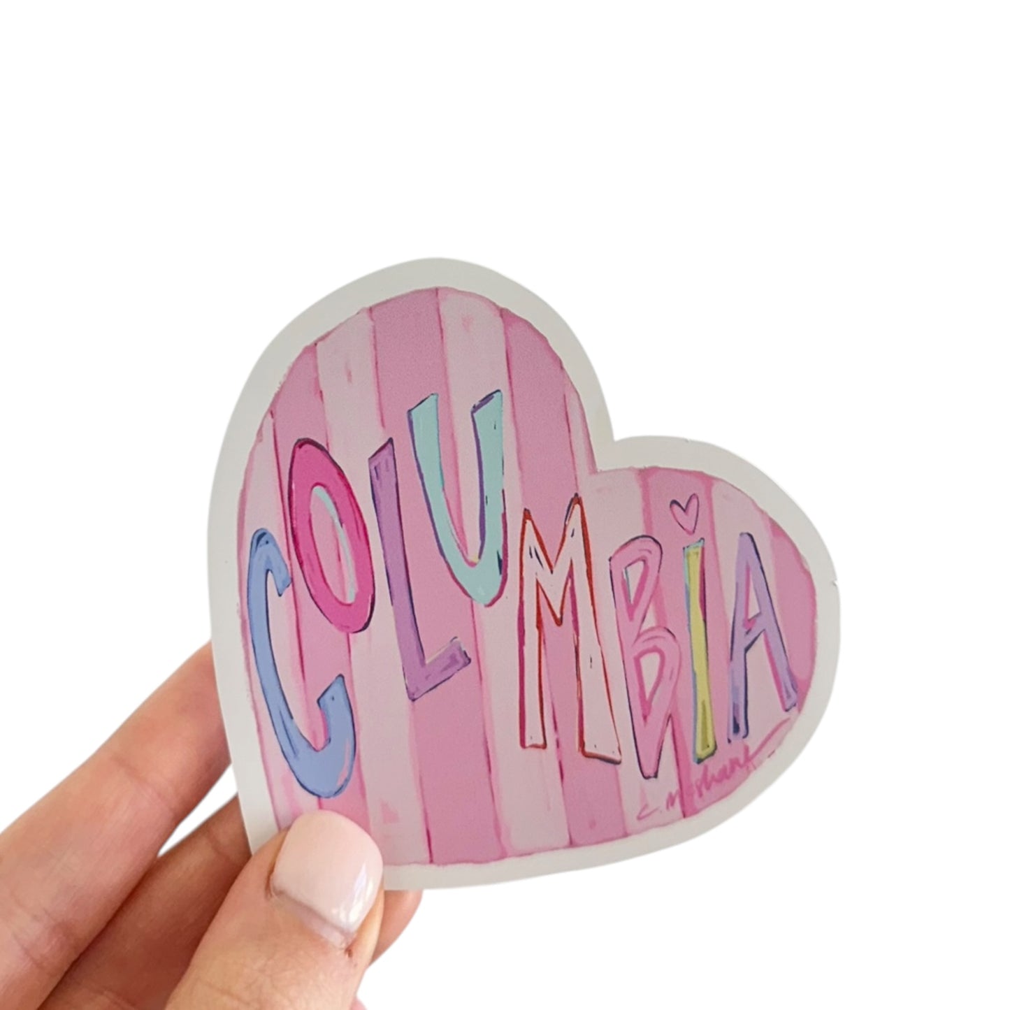 "Columbia Love" sticker