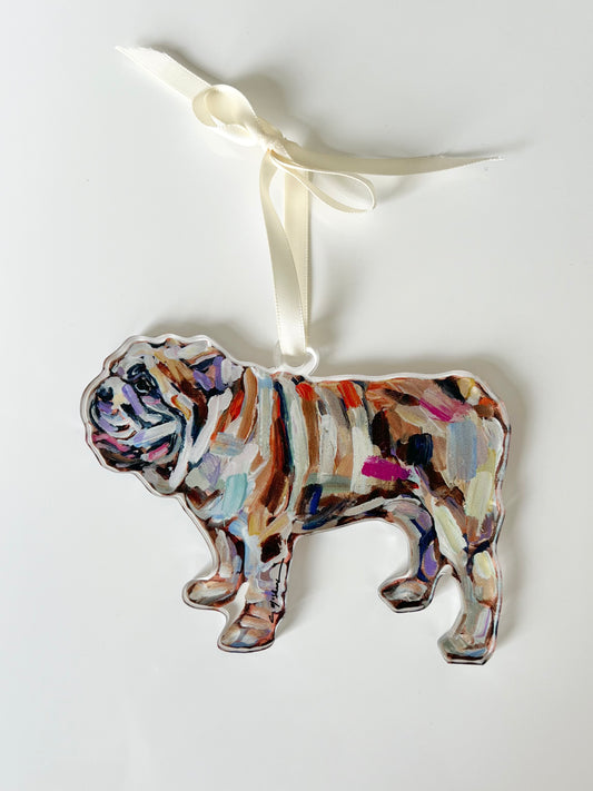 Bulldog Abstract (Ornament)