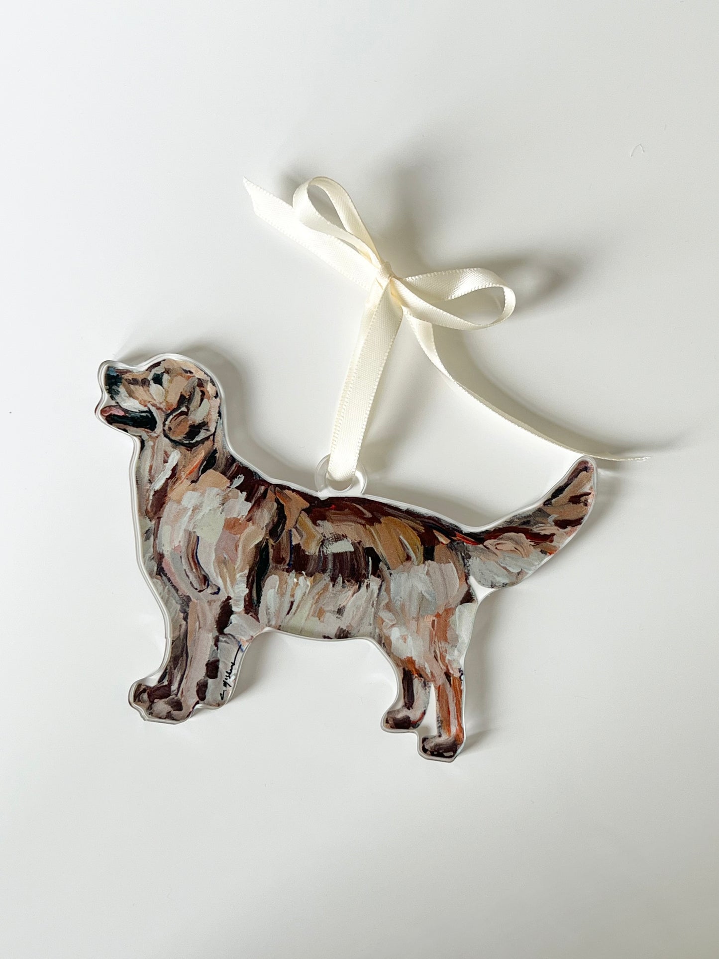 Golden Retriever Dark (Ornament)
