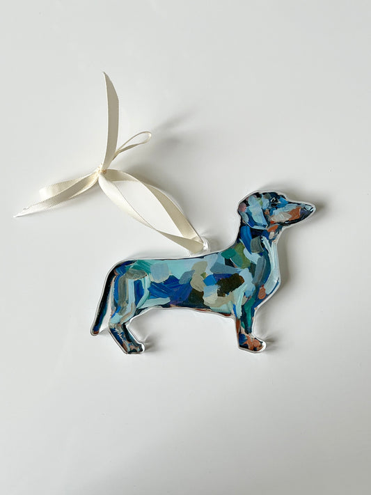 Dachshund Abstract (Ornament)