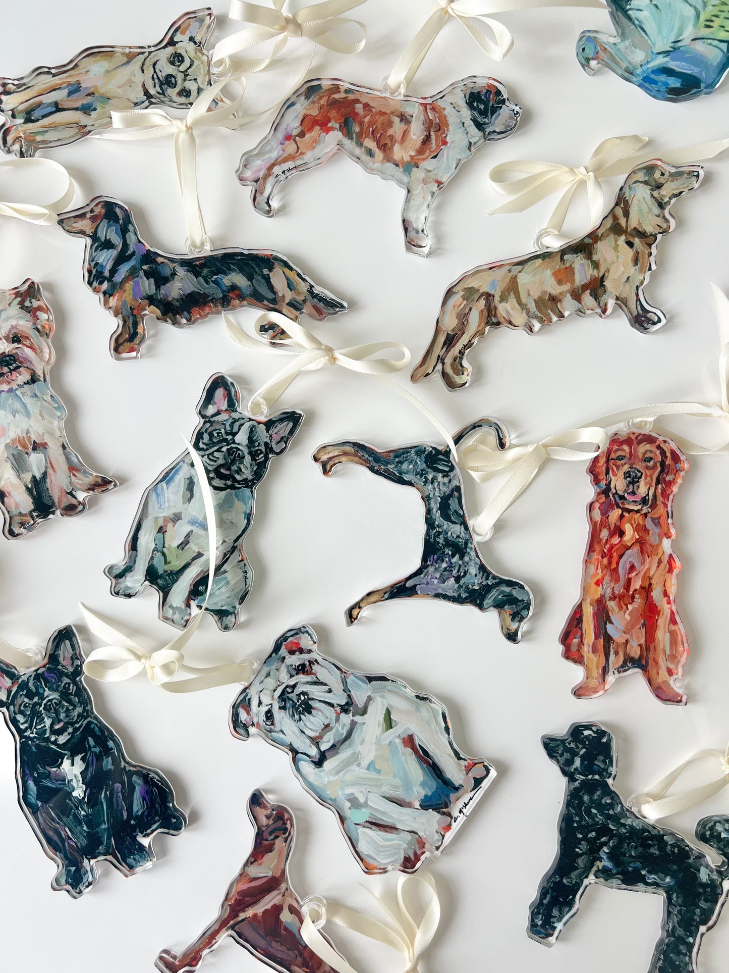 Poodle Black (Ornament)