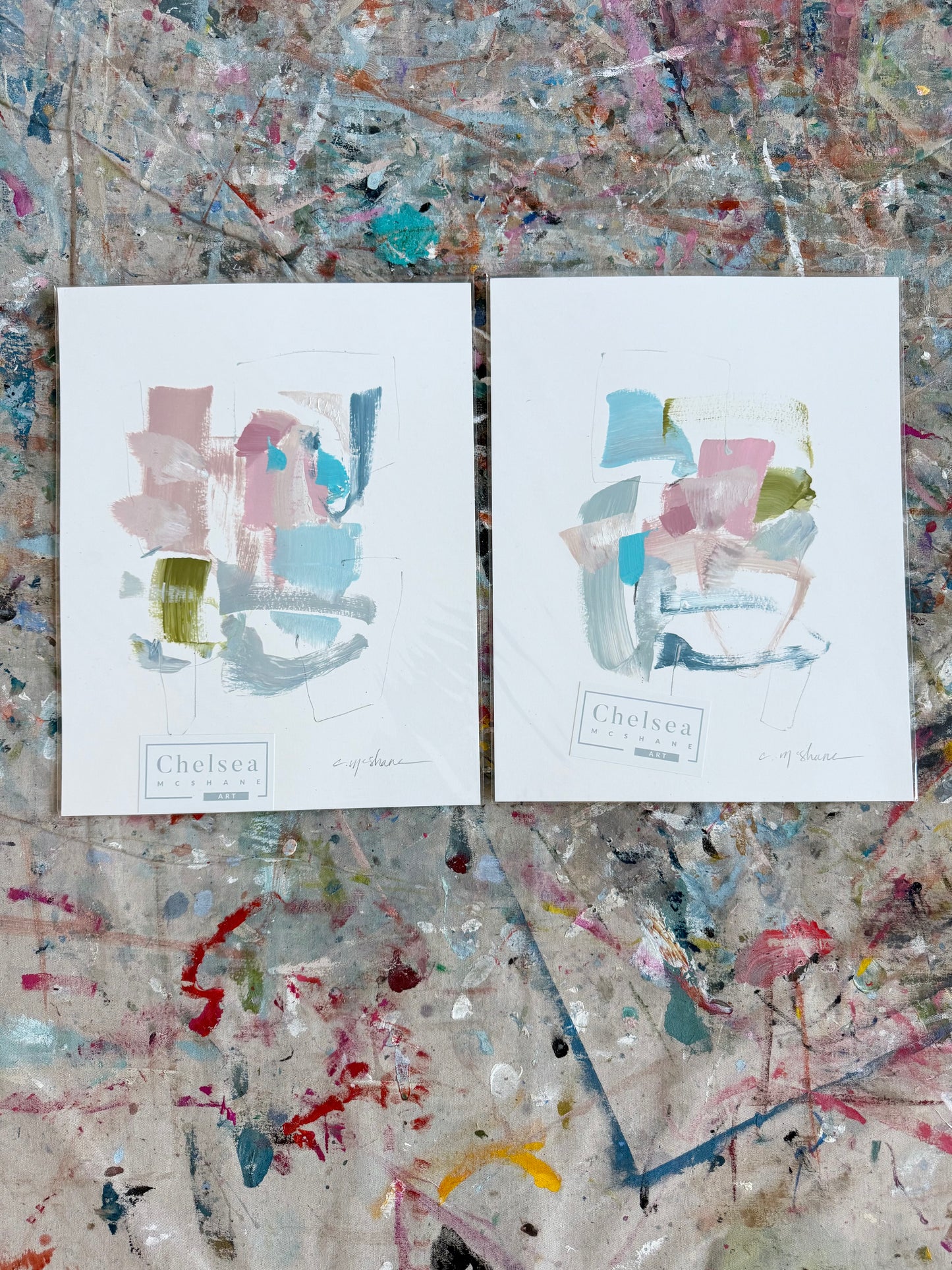 Original Abstract (Set of 2)