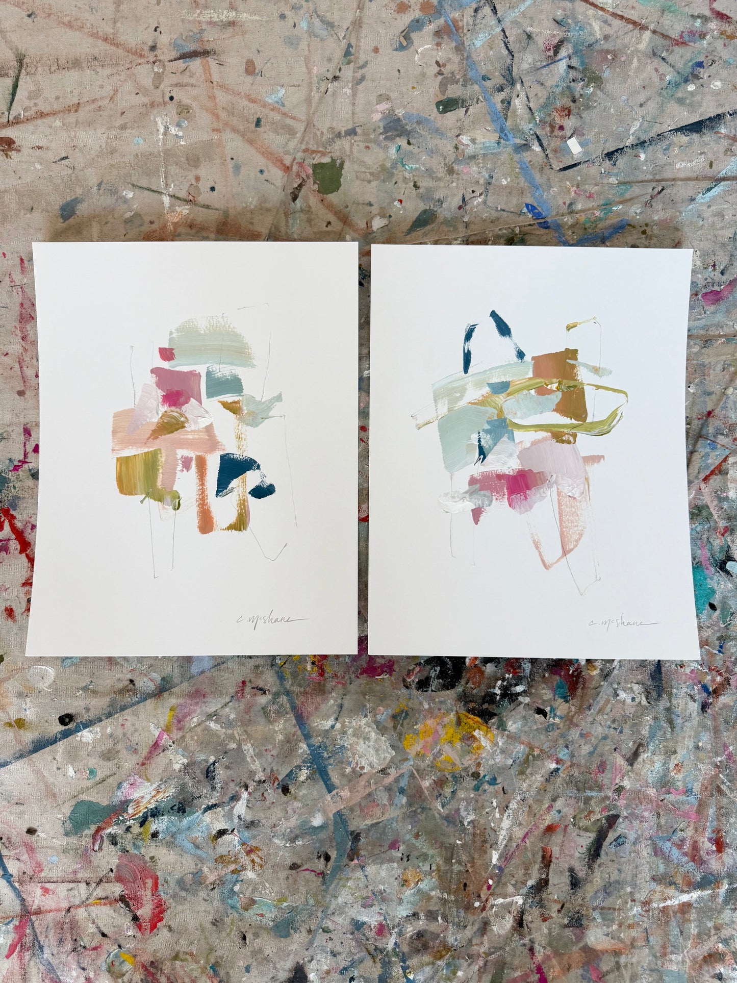 Original Abstract (Set of 2)