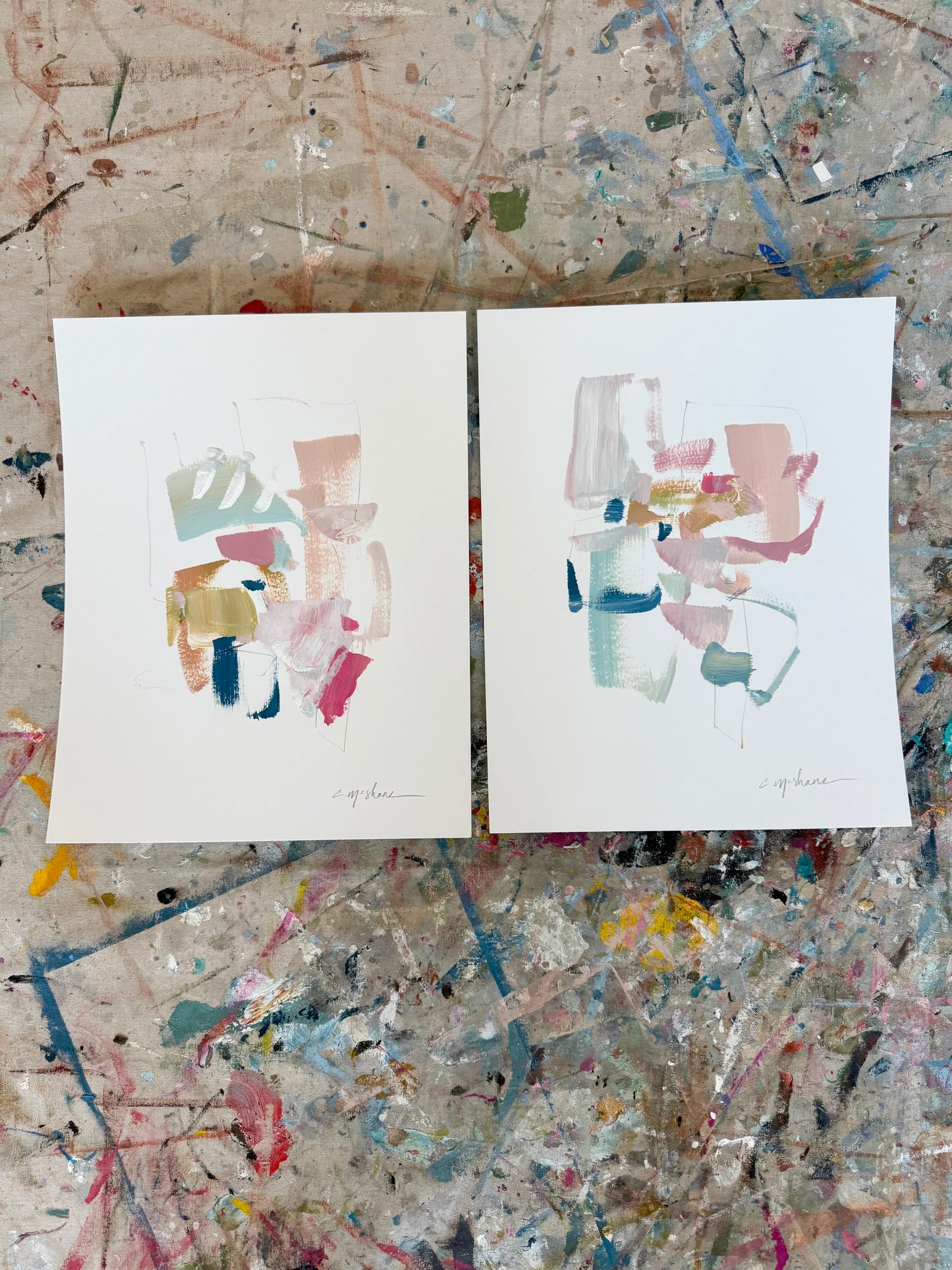 Original Abstract (Set of 2)