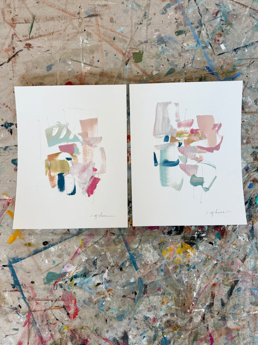 Original Abstract (Set of 2)