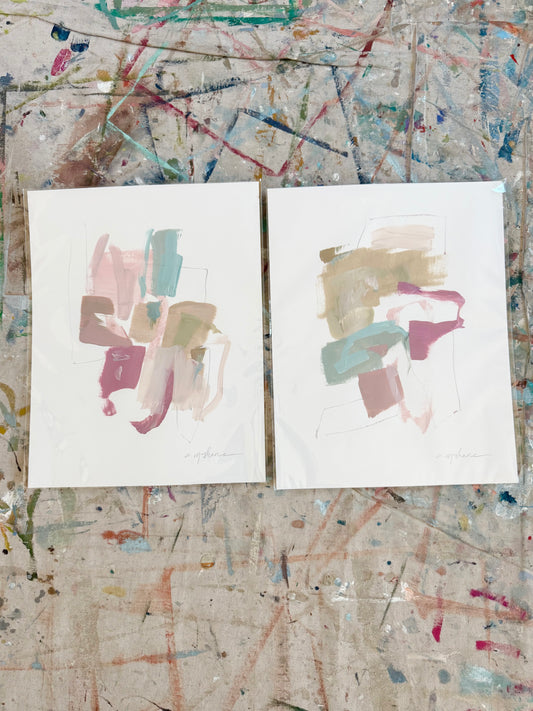Original Abstract (Set of 2)