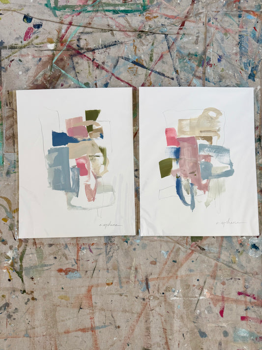 Original Abstract (Set of 2)