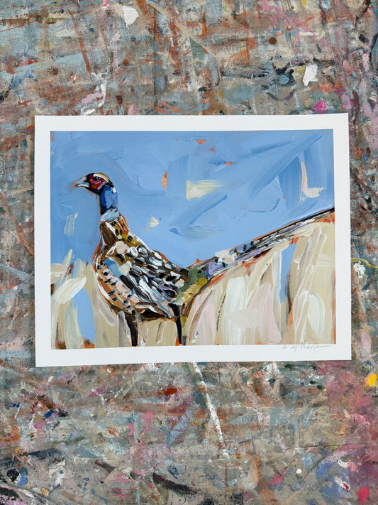 Pheasant 14X11 hand signed paper prints (single)