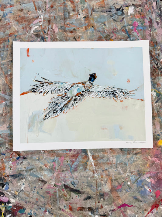 Pheasant 14X11 hand signed paper prints (single)