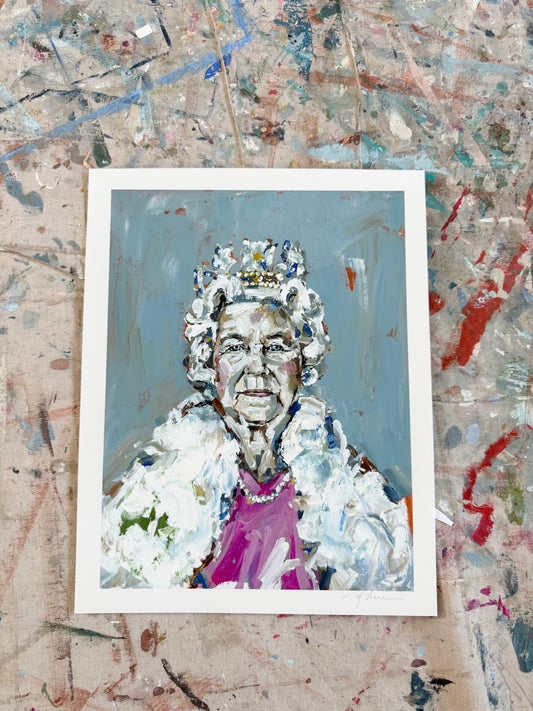 Queen Elizabeth II 11X14 hand signed paper prints (single)