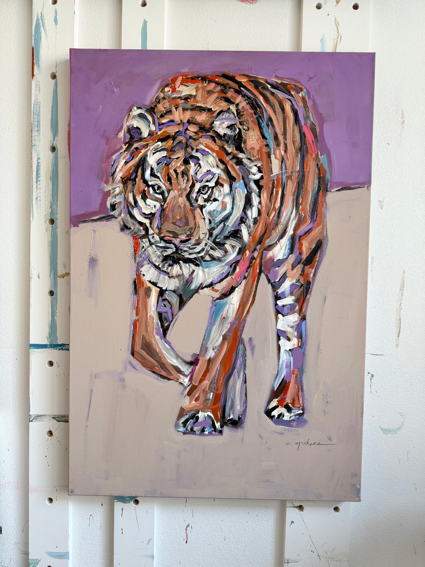 Original Tiger on canvas (Never Released)
