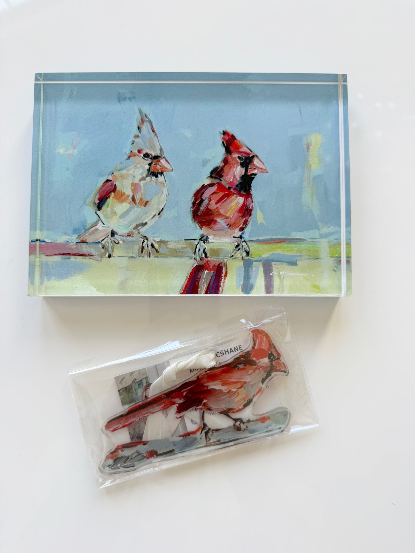 Cardinal Acrylic + ornament