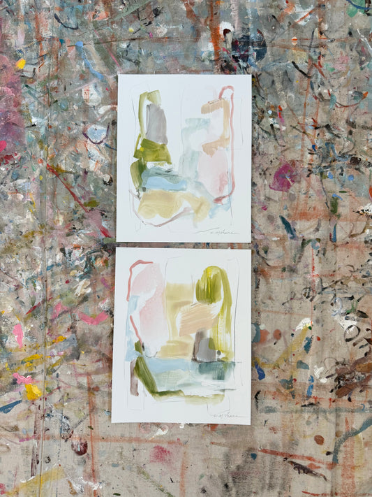 "Fresh Start" hand signed paper prints (set of 2)