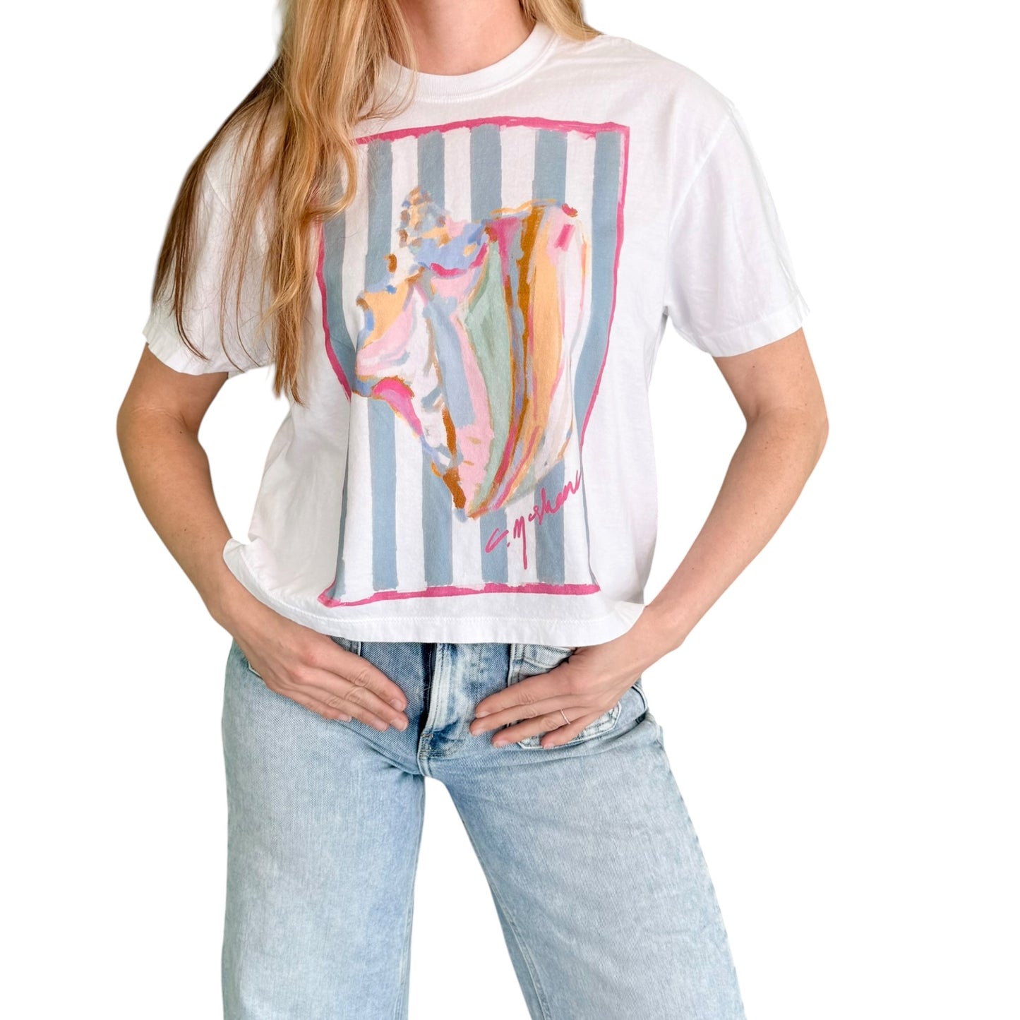 "Tide & Treasure" Comfort Color Art-T-shirt