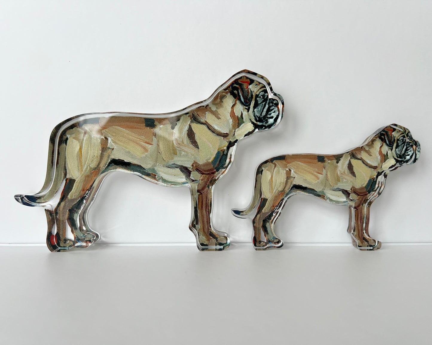 "Bullmastiff Fawn" acrylic