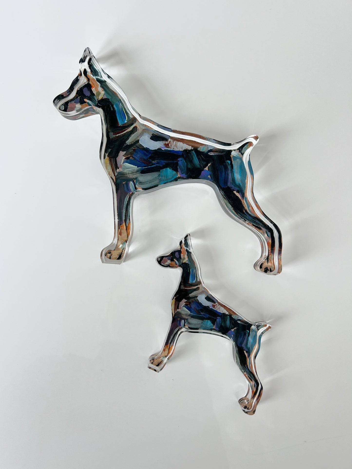 "Doberman" acrylic