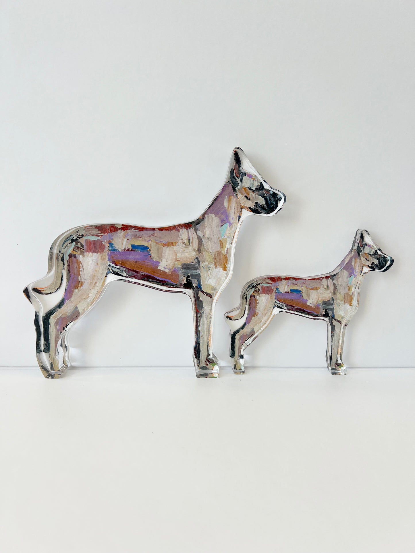 "Great Dane Fawn" acrylic