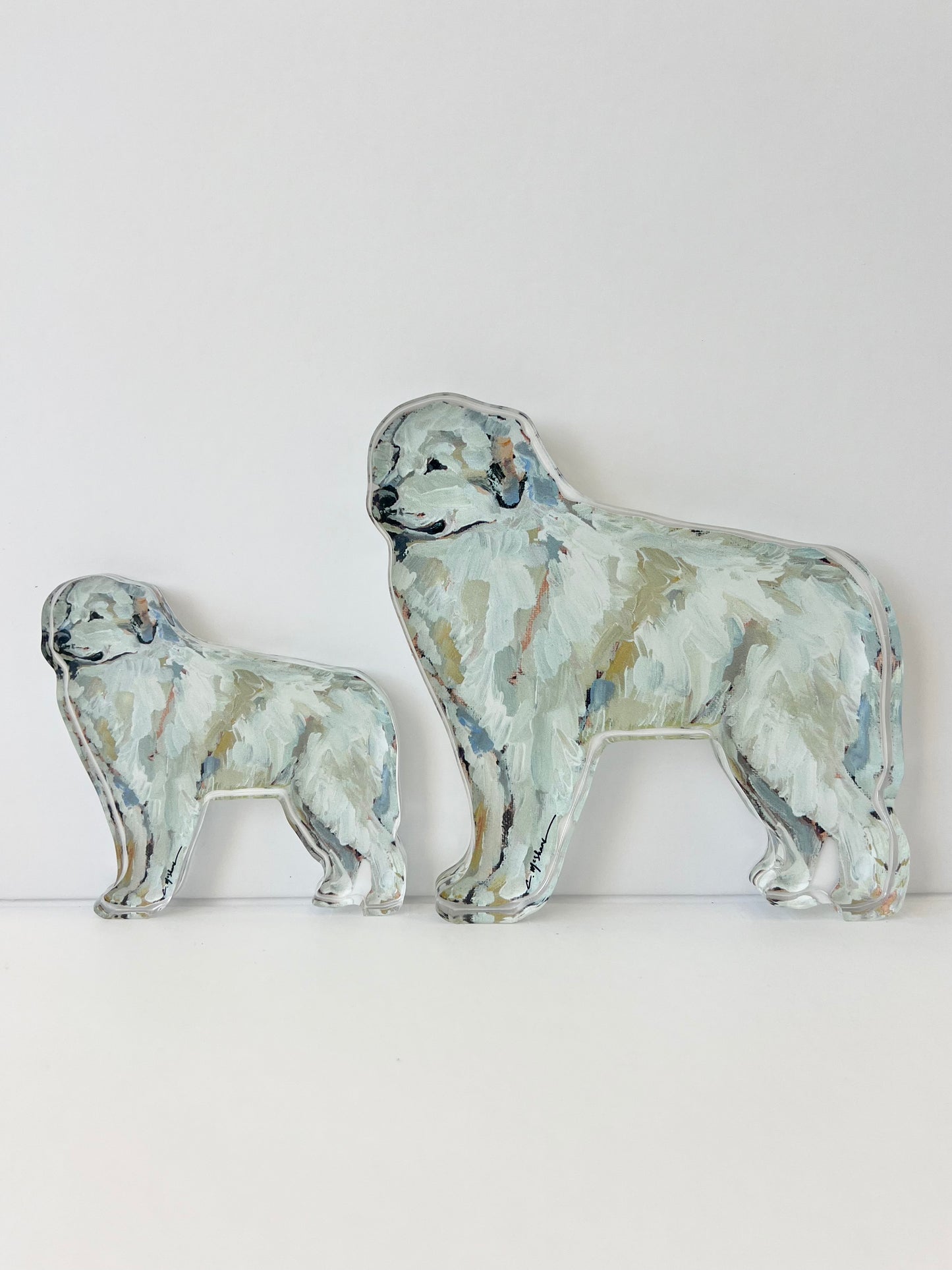 "Great Pyrenees" acrylic